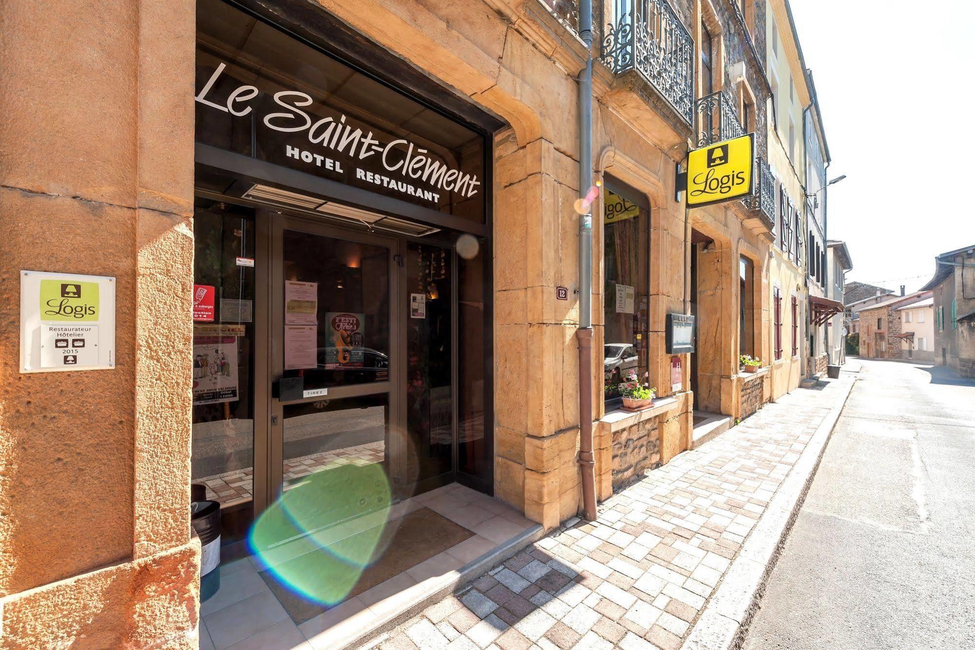 Hôtel Restaurant Le Saint Clément Esterno foto